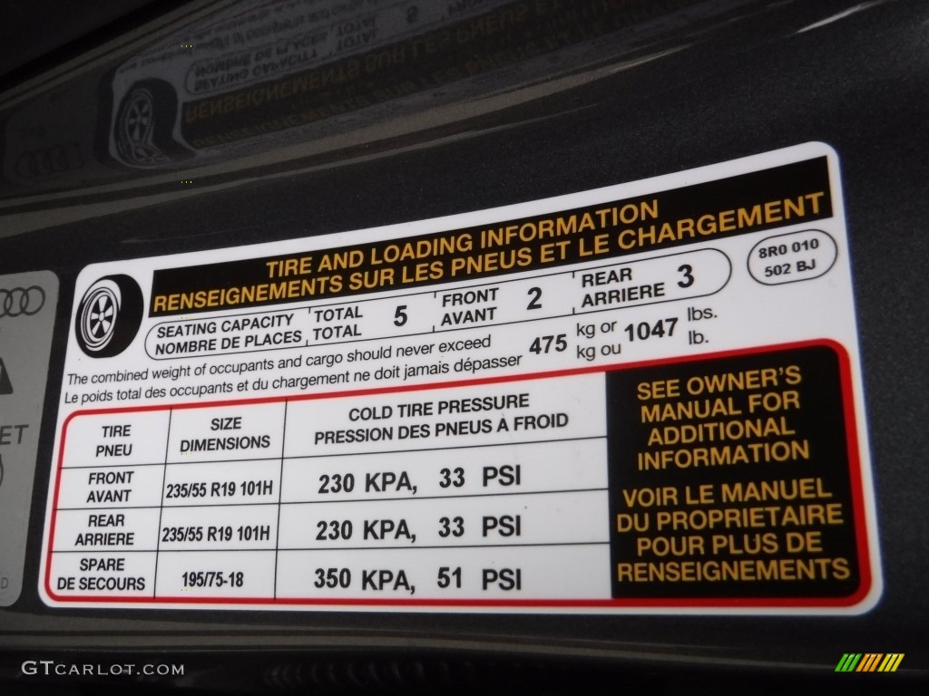 2016 Q5 2.0 TFSI Premium quattro - Monsoon Gray Metallic / Black photo #39