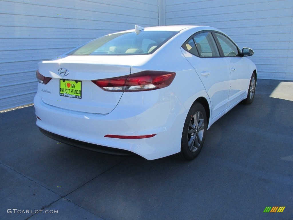 2017 Elantra SE - White / Beige photo #4