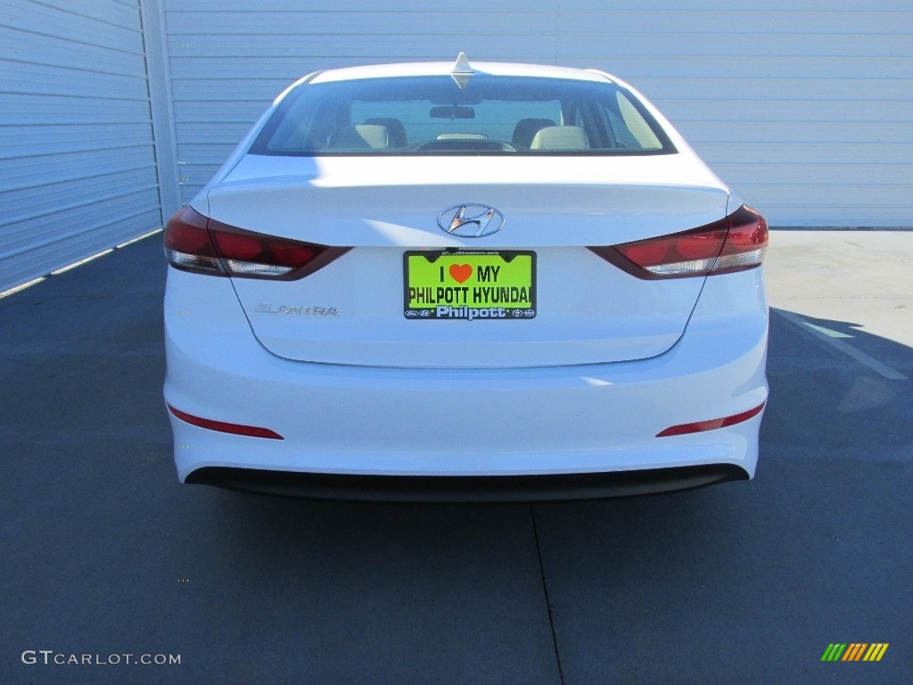 2017 Elantra SE - White / Beige photo #5