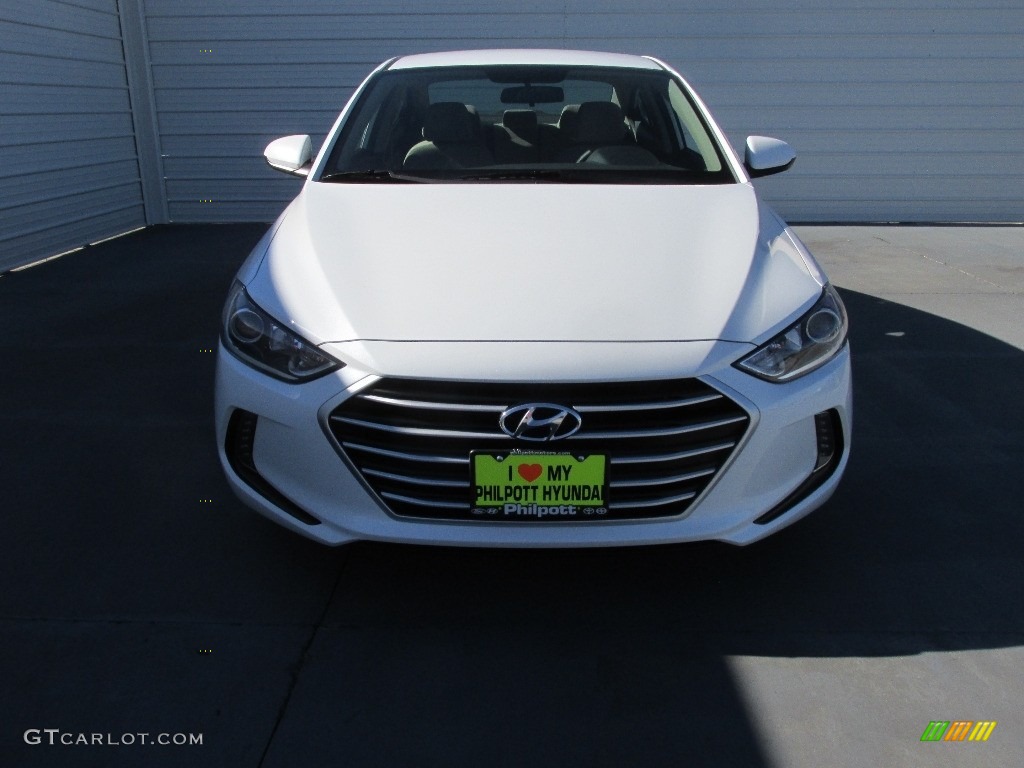 2017 Elantra SE - White / Beige photo #8