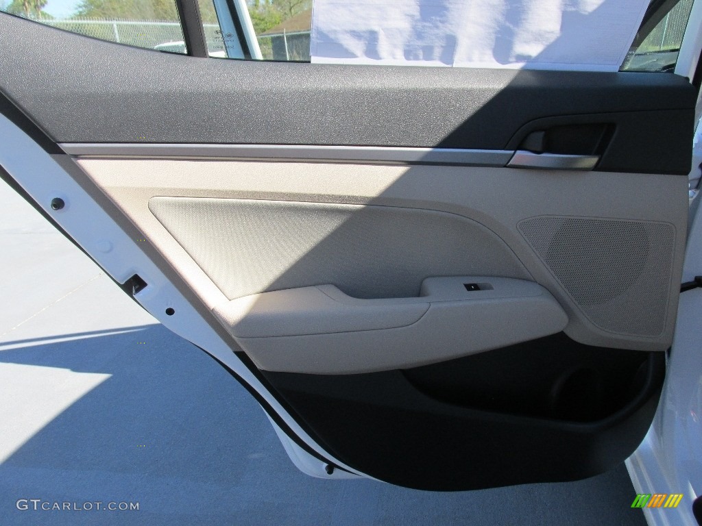 2017 Elantra SE - White / Beige photo #17
