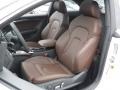  2016 A5 Premium Plus quattro Coupe Chestnut Brown Interior