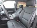 2016 Chevrolet Silverado 2500HD Jet Black Interior Front Seat Photo