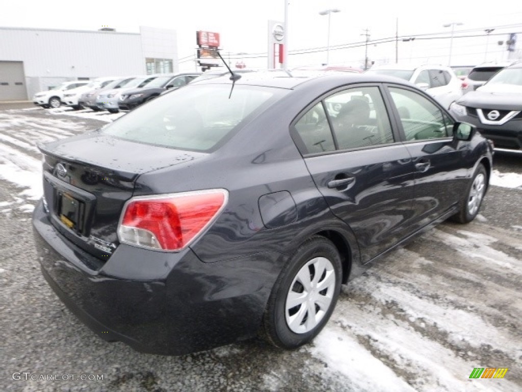 2016 Impreza 2.0i 4-door - Dark Gray Metallic / Black photo #7
