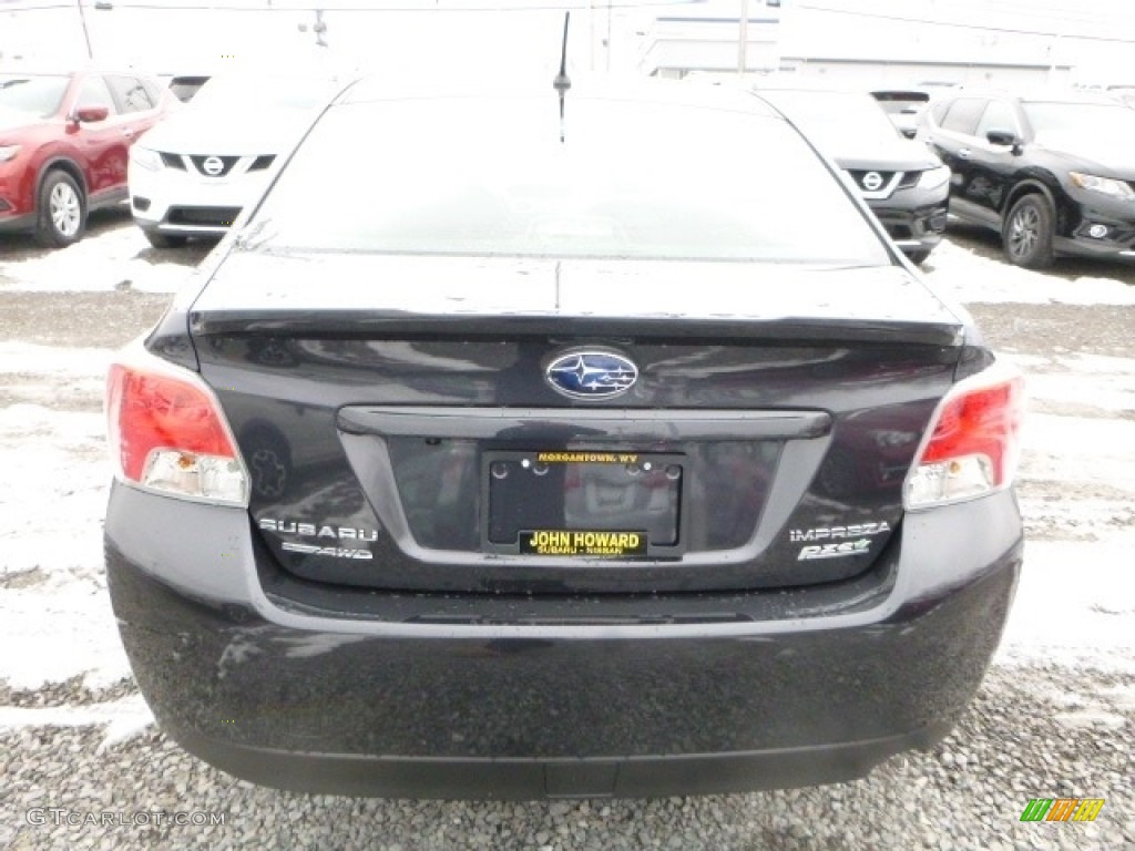 2016 Impreza 2.0i 4-door - Dark Gray Metallic / Black photo #8