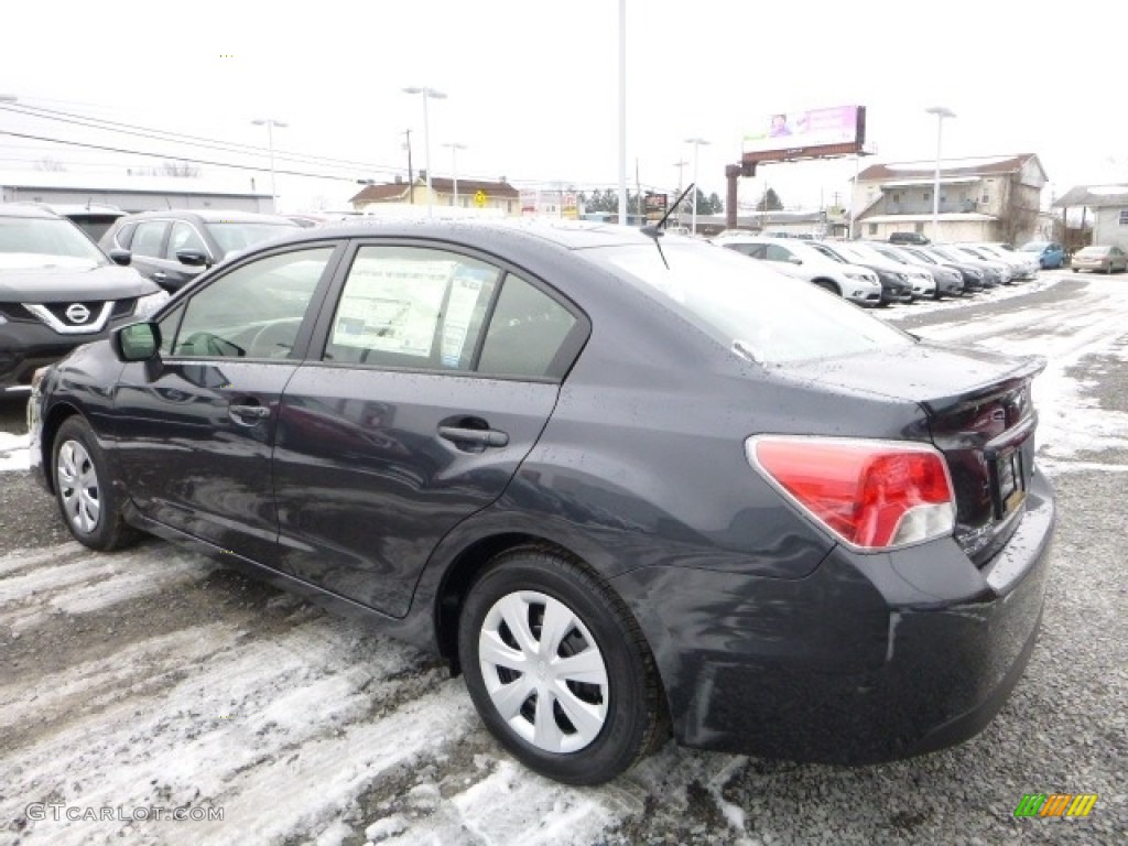 2016 Impreza 2.0i 4-door - Dark Gray Metallic / Black photo #9