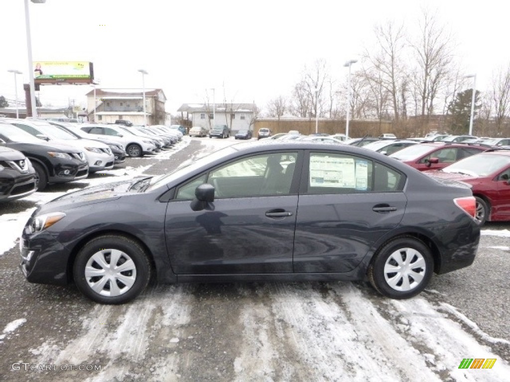 2016 Impreza 2.0i 4-door - Dark Gray Metallic / Black photo #10