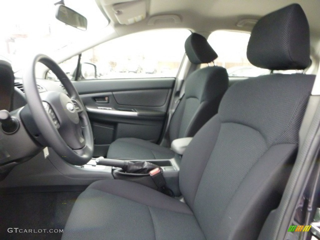 2016 Impreza 2.0i 4-door - Dark Gray Metallic / Black photo #14
