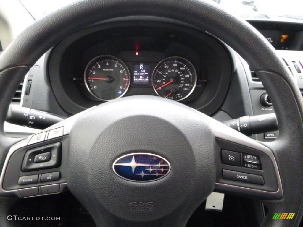 2016 Impreza 2.0i 4-door - Dark Gray Metallic / Black photo #19