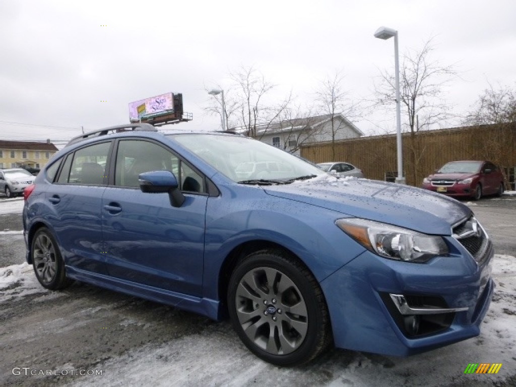 Quartz Blue Pearl Subaru Impreza