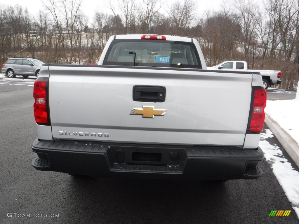 2016 Silverado 1500 WT Double Cab 4x4 - Silver Ice Metallic / Dark Ash/Jet Black photo #7