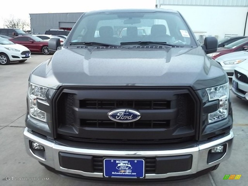 2016 F150 XL Regular Cab - Magnetic / Medium Earth Gray photo #8