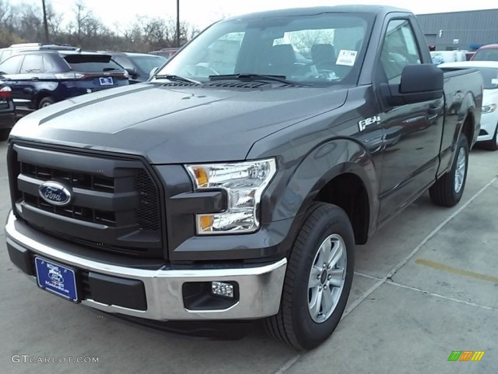 2016 F150 XL Regular Cab - Magnetic / Medium Earth Gray photo #9
