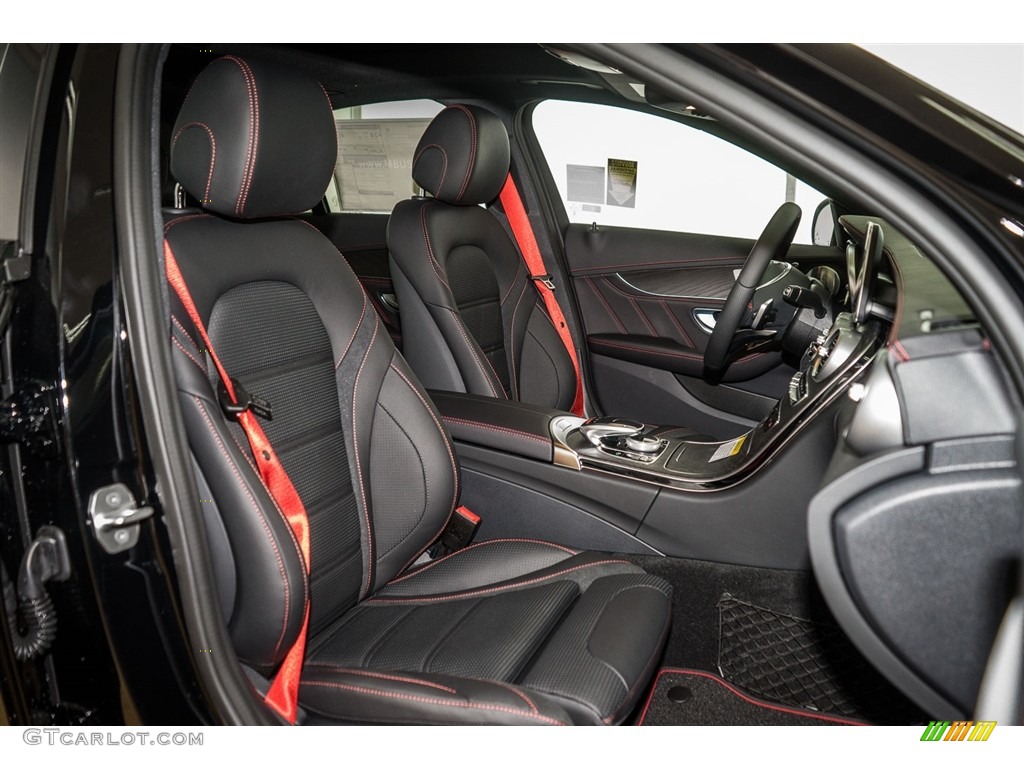 Black Interior 2016 Mercedes-Benz C 450 AMG Sedan Photo #110861636