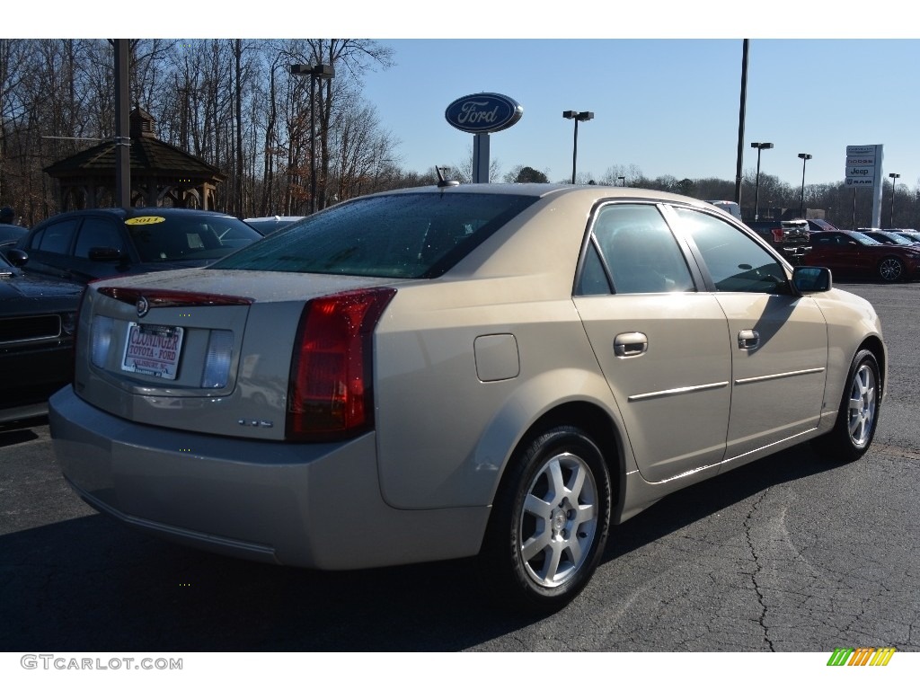 2007 CTS Sedan - Gold Mist / Cashmere photo #3