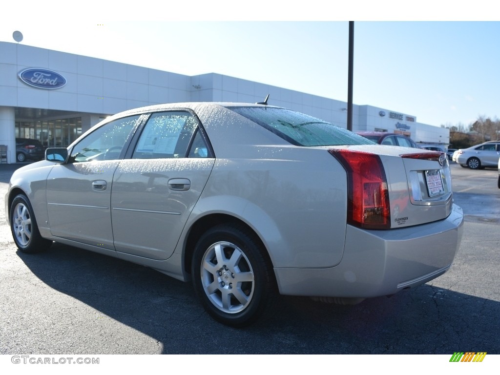 2007 CTS Sedan - Gold Mist / Cashmere photo #5