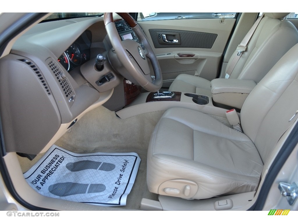 2007 CTS Sedan - Gold Mist / Cashmere photo #9