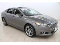 2014 Sterling Gray Ford Fusion Titanium AWD  photo #1