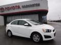 2015 Summit White Chevrolet Sonic LT Sedan  photo #2