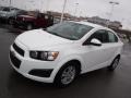 2015 Summit White Chevrolet Sonic LT Sedan  photo #5