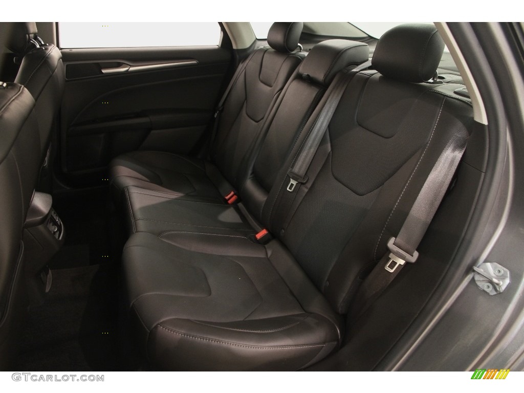 2014 Ford Fusion Titanium AWD Rear Seat Photos