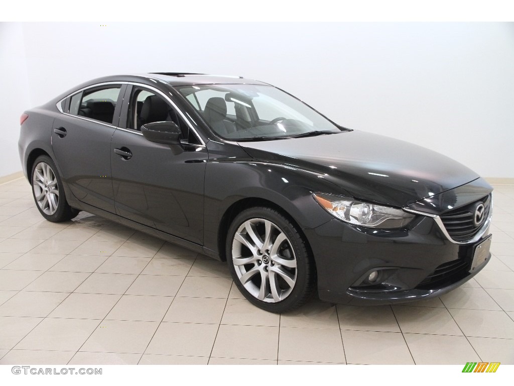 2014 MAZDA6 Grand Touring - Jet Black Mica / Black photo #1