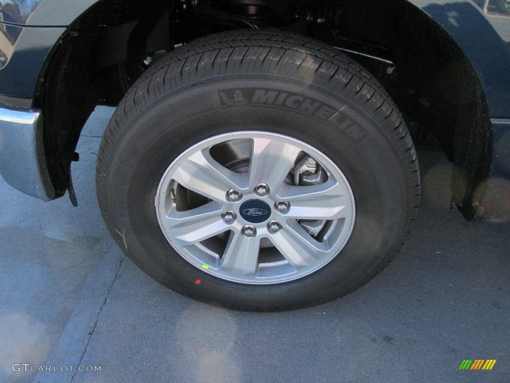 2016 F150 XLT SuperCrew - Blue Jeans / Medium Earth Gray photo #11