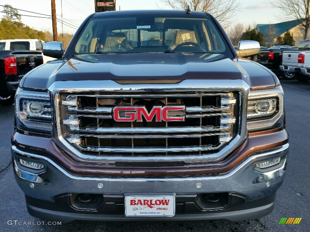 2016 Sierra 1500 SLT Crew Cab 4WD - Mahogany Metallic / Cocoa/Dune photo #2