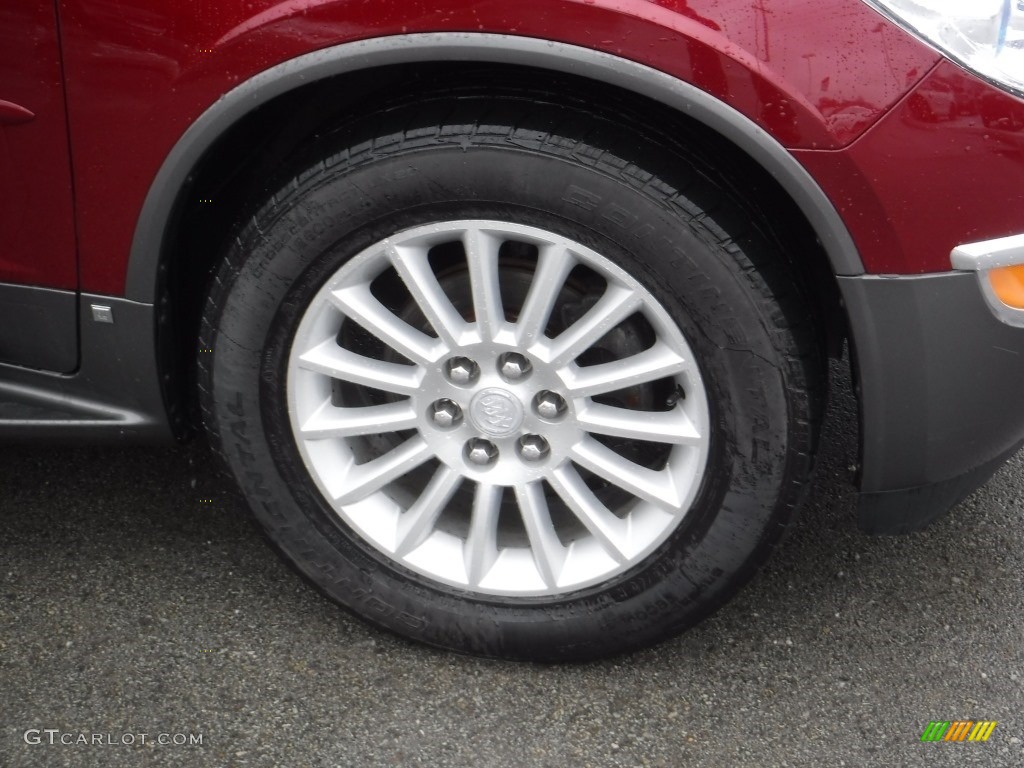 2010 Enclave CXL AWD - Red Jewel Tintcoat / Titanium/Dark Titanium photo #3