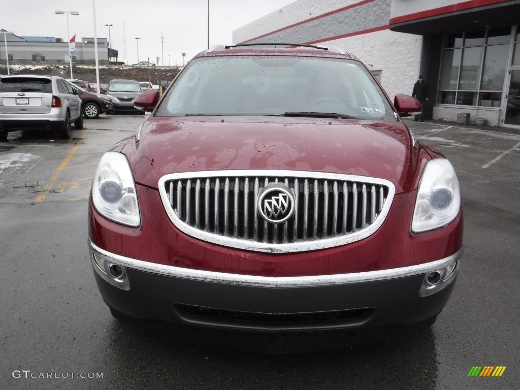 2010 Enclave CXL AWD - Red Jewel Tintcoat / Titanium/Dark Titanium photo #4