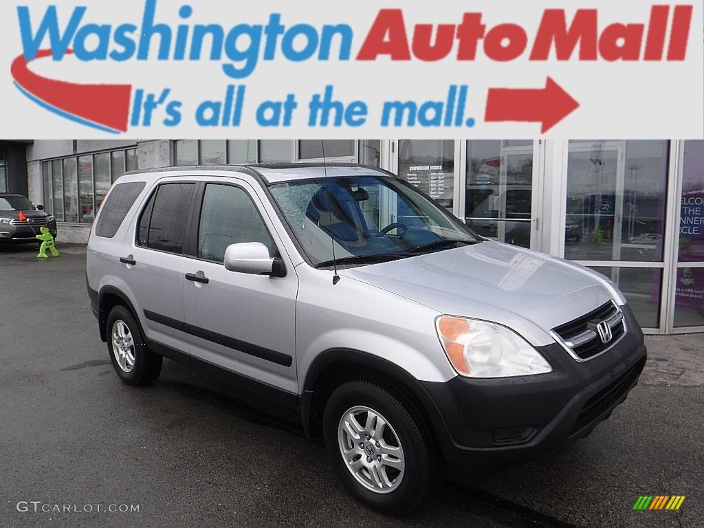 2004 CR-V EX 4WD - Satin Silver Metallic / Black photo #1