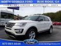 2016 White Platinum Metallic Tri-Coat Ford Explorer XLT 4WD  photo #1