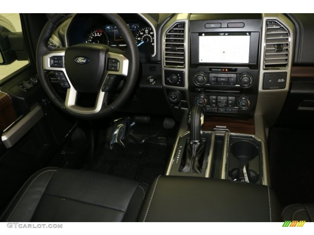 2016 F150 Lariat SuperCrew 4x4 - Oxford White / Black photo #10