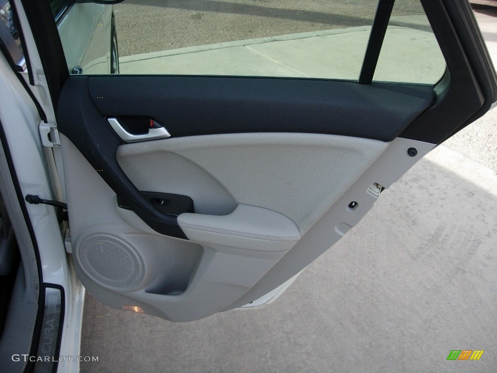 2011 TSX Sport Wagon - Premium White Pearl / Taupe photo #16