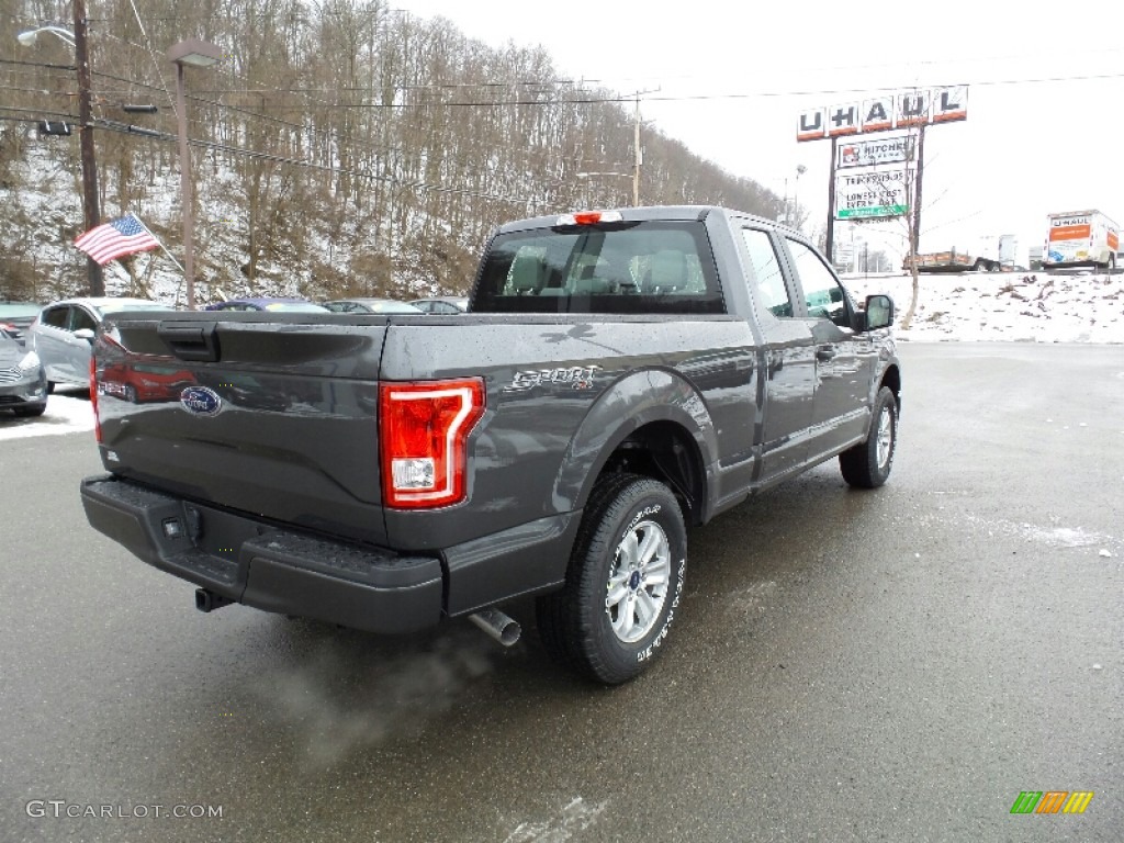 2016 F150 XL SuperCab 4x4 - Magnetic / Medium Earth Gray photo #6