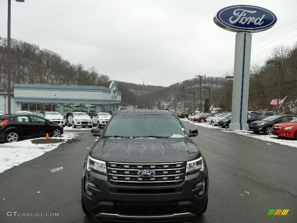 2016 Explorer XLT 4WD - Magnetic Metallic / Ebony Black photo #3