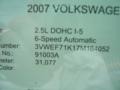 2007 Reflex Silver Metallic Volkswagen Jetta Wolfsburg Edition Sedan  photo #23