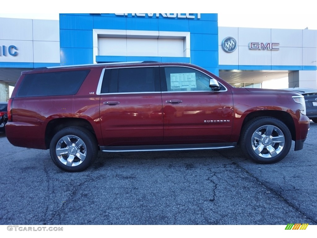 2016 Suburban LTZ - Siren Red Tintcoat / Jet Black photo #8