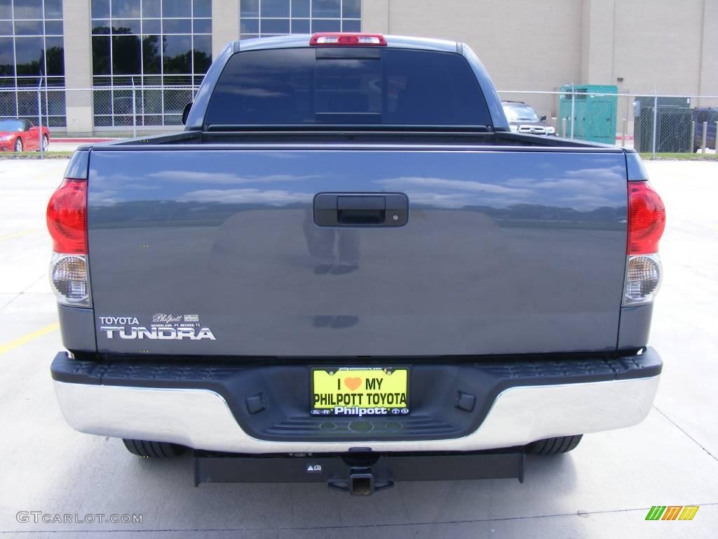 2008 Tundra SR5 Double Cab - Slate Gray Metallic / Graphite Gray photo #4