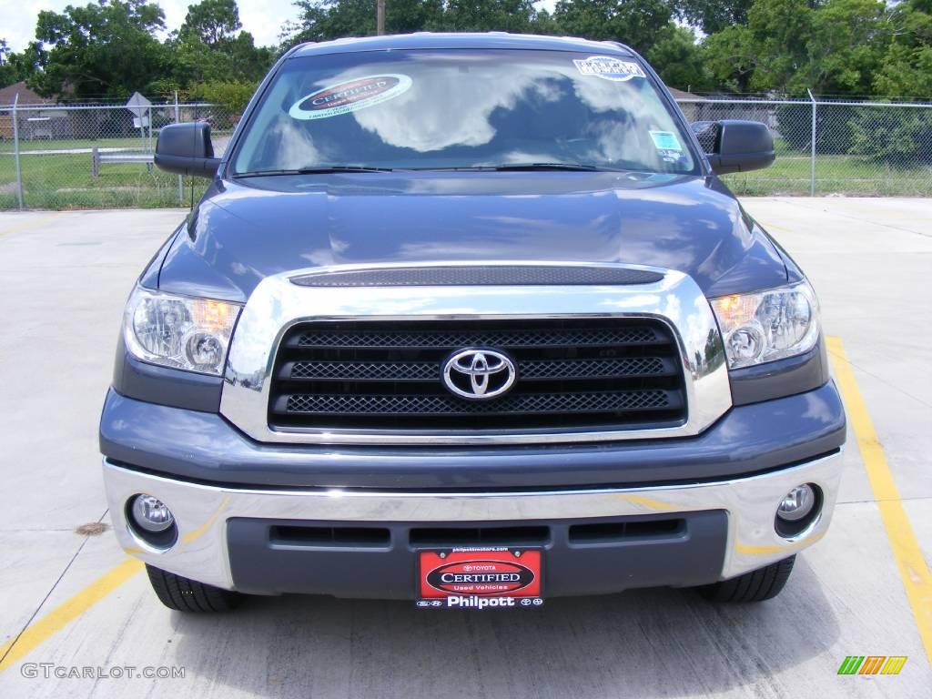 2008 Tundra SR5 Double Cab - Slate Gray Metallic / Graphite Gray photo #8