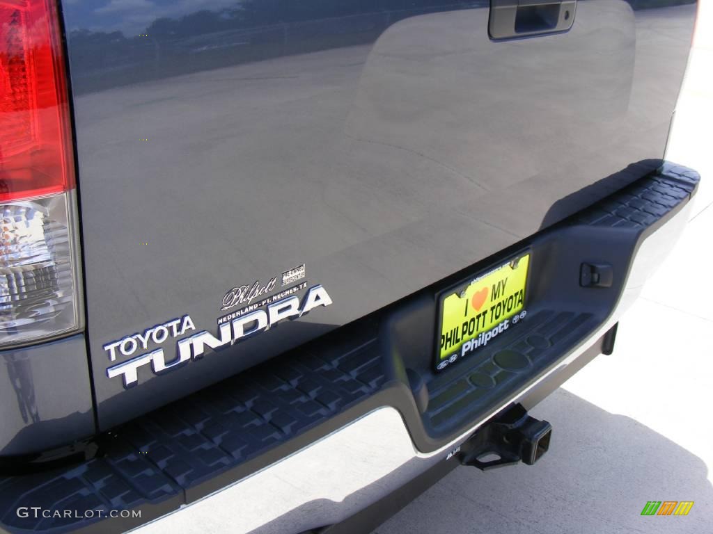 2008 Tundra SR5 Double Cab - Slate Gray Metallic / Graphite Gray photo #19