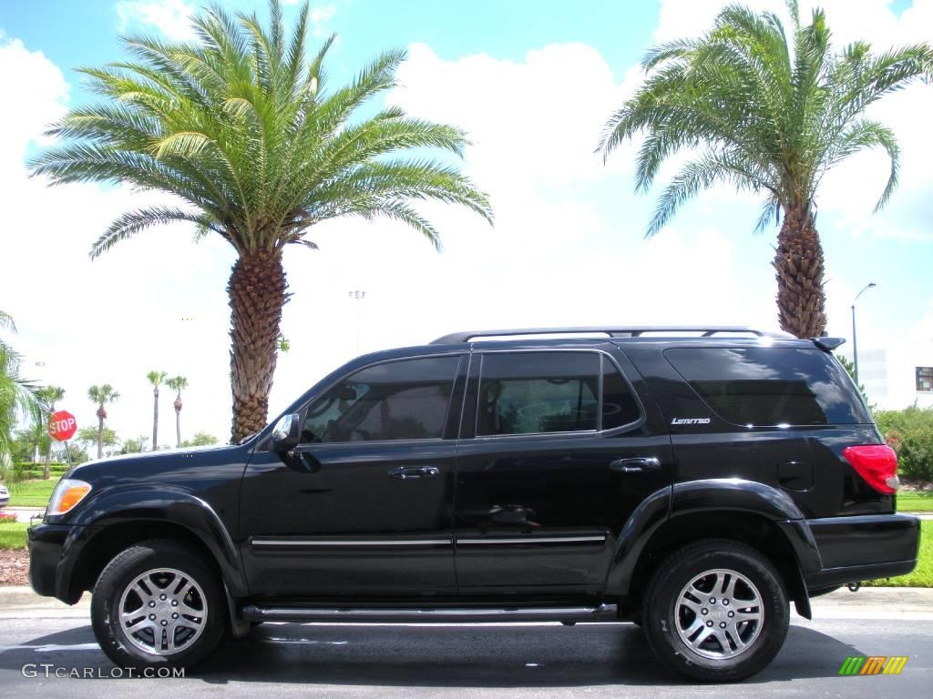 2007 Sequoia Limited - Black / Taupe photo #1