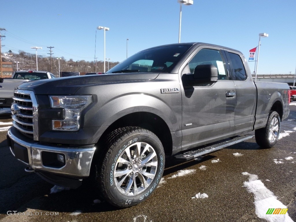 2016 F150 XLT SuperCab 4x4 - Magnetic / Medium Earth Gray photo #7