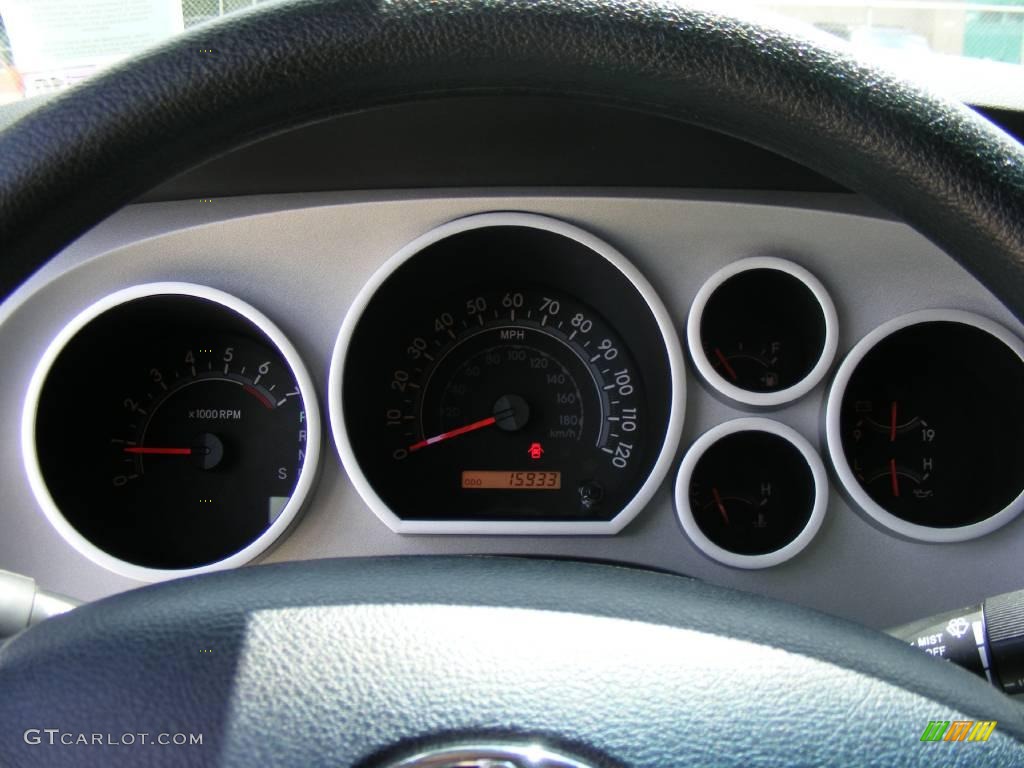 2008 Tundra SR5 Double Cab - Slate Gray Metallic / Graphite Gray photo #40