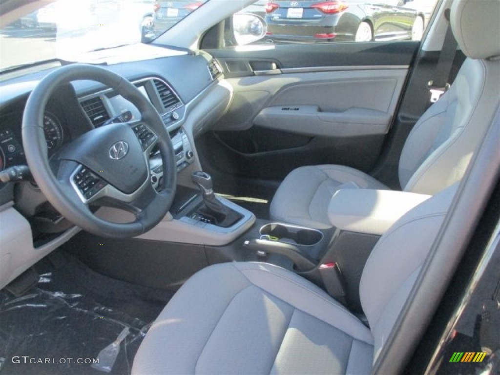 2017 Elantra Limited - Black / Gray photo #11