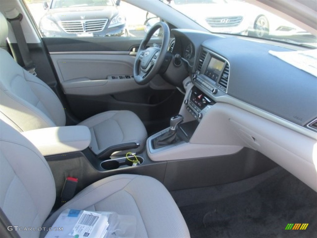 2017 Elantra Limited - Black / Gray photo #22