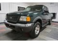 2002 Dark Highland Green Metallic Ford Ranger XLT SuperCab 4x4  photo #2