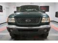 2002 Dark Highland Green Metallic Ford Ranger XLT SuperCab 4x4  photo #3