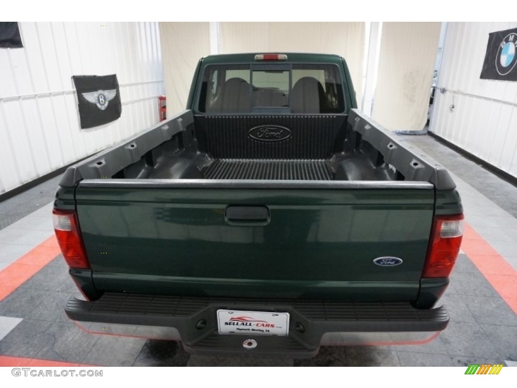 2002 Ranger XLT SuperCab 4x4 - Dark Highland Green Metallic / Medium Prairie Tan photo #8
