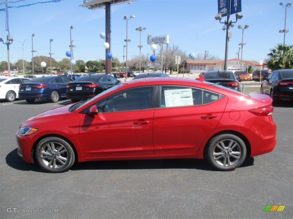 2017 Elantra SE - Red / Gray photo #1